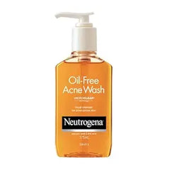 Neutrogena Oil Free Acne Cleansing Face Wash with 2% Salicylic Acid for Acne Prone & Oily Skin