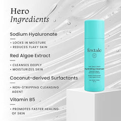 Foxtale Hydrating Cleanser And Make-Up Remover, With Hyaluronic Acid (100ml)