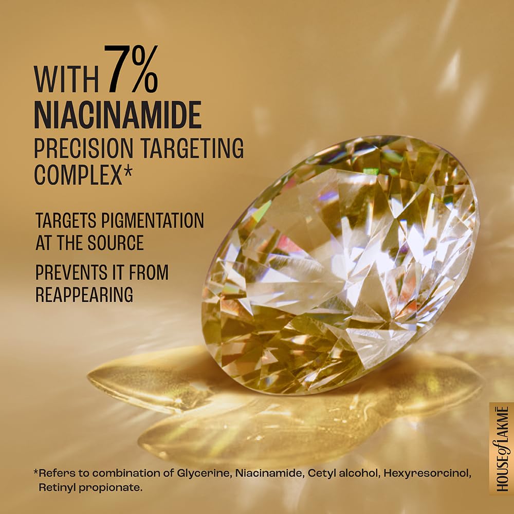 Lakme Absolute Perfect Radiance Brightening Face Serum with 98% Pure Niacinamide 2X Skin Brightening