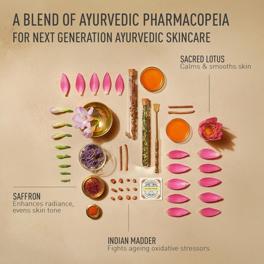 Kama Ayurveda Kumkumadi Youth - Illuminating Silky Serum, Enhances Radiance & Evens Skin Tone